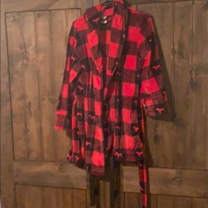 Victoria secrets plaid robe